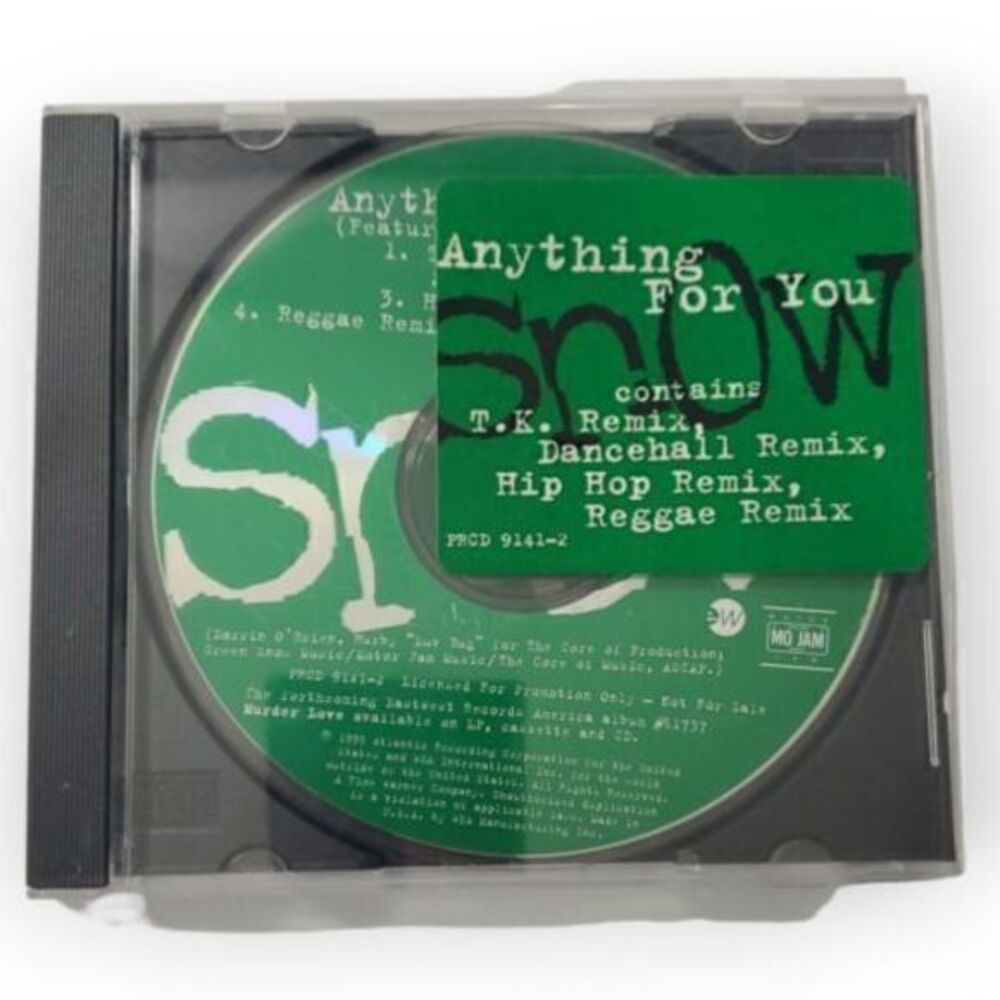 Snow - Anything‎ For You (Ft. Nadine Sutherland) [1995 Promotional CD Single]